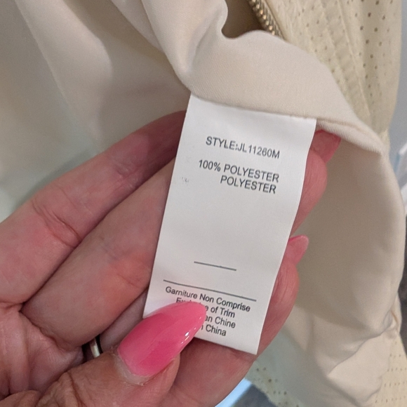 Conrad C White Perforated Jacket Sz. 14 - Picture 10 of 13